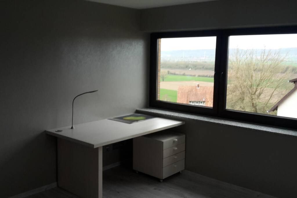 Ferienwohnung Weserblick Hessisch Oldendorf Ngoại thất bức ảnh